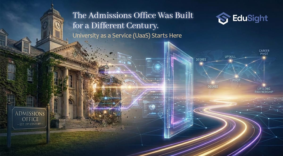 The Admissions Office Was Built for a Different Century. Here's What Replaces It.